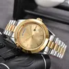 Роскошные дизайнерские мужские и женские кварцевые часы DAY DATE JUST watch с автоматическим механизмом, ремешок из нержавеющей стали 904L, светящиеся подарки, наручные часы montre de luxe #76