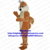 Disfraces de mascota Disfraz de mascota de ardilla de piel larga marrón Traje de personaje de dibujos animados para adultos Traje Programa para niños Noche de graduación Zx641
