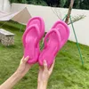 2024 Slippels Eva Platform Flip Flops Women Sandalen Zomerondersteuning Outdoor Stranddia's Schoenen Dikke Sole Thong Slippers Gratis verzending