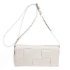 Discount Shops Damentasche 2024 New Tofu Small Square Trend Mini Woven Single Shoulder Umhängetaschen Taillentaschen