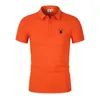 Herenpolo's Business Casual Polo Wit T-shirt met korte mouwen Zomer Comfortabel en ademend Zelfontplooiingskatoenen bedrukte top