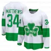 Tyler Bertuzzi 2024 St. Pats Patricks Day Maple Leafs Jerseys Auston Matthews Mitchell Marner Max Domi John Tavares Toronto Ryan Reaves John Klingberg Toronto