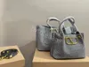 Halmväska märke tygväskor mode paris tygväskor 2024 kvinnors valenti väska designer axel väska plånbok designer handväska handväska läder crossbody