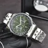 Breitlins Watch Breitlinx Navitimer Automatyczne nowe 5-pinowe gorące sprzedażowe stalowe pasek wielofunkcyjny spiralny moda swobodny zegarek dla męskich zegarków Wysokiej jakości kobiety