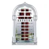 Mosquée Azan Calendrier Prière Musulmane Horloge Murale Alarme Affichage LCD horloge murale numérique Décor Décoration de La Maison Aiguille à Quartz sablier1236v