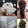 Nouvelle arrivée 3 styles épingles à cheveux de mariage pour cristaux de mariée perles épingles à cheveux de mariée coiffes U épingle à cheveux fourchette cheveux perle fleur 2866892