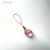 Schlüsselanhänger, Schlüsselbänder, durchsichtiger Pfirsich-Telefonanhänger, niedliche Schlüsselanhänger, transparente rosa Gelee-Frucht, ästhetisches Geschenkzubehör, Y2K-Harajuku-Riemenschnur, kawaii ldd240312