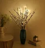 LED -strängar Willow Branch Lamp Floral Lights 20 Lökar Hem Julfest Garden Decor Tree String String Gifts Gifts5918582