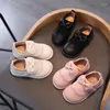 Bottes bébé fille chaussures en cuir fond souple enfant en bas âge princesse 2024 style petit enfant E31