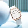 Armbanduhren 2024 Top Marke Platz Frauen Armband Uhren Vertraglich Leder Kristall Kleid Damen Quarzuhr Dropshiping