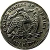 US Monety US 1878-P-CC Siedzący Liberty Quater Dollar Craft Srebrna kopia monety mosiężne ozdoby domowe akcesoria 347s