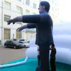 En gros 8 mH (26 pieds) avec ventilateur ballon gonflable de taille personnalisée ballon gonflable squelette zombie Halloween
