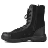 Träna män 36-46Size Women Military Fiess 476 Shoes Canvas Shoe Outdoor Sport Wearproof Breattable Tactical Boots Sommarklättring Vandring 929