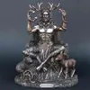 Resin Statues Cernunnos Sitting Statue Sculpture Celtic God Figure Underworld Statue For Home Garden Decoration 210727304C