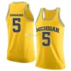 Nikivip Michigan Wolverines College Jaaron Simmons Jalen Rose Jaron Faulds 44 Maglie da basket Uomo cucito personalizzato Qualsiasi numero Nome