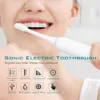 Sonische elektrische tandenborstel Ultrasone automatische USB oplaadbare IPX7 waterdichte tandenborstel Vervangbare tandenborstelkop J189 240301