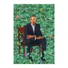 Barack Obama Portraits Kehinde Wiley Painting Poster Print Home Decor Framed Or Unframed Popaper Material289r