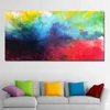 Abstracte kunst met levendige kleuren Wall Art Pictures Abstract olieverfschilderij op canvas voor woonkamer Home Decor Prints Poster2612