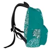 Sac à dos vert chrysanthème fleur femmes homme sacs à dos étanche voyage école pour étudiant garçons filles sacs pour ordinateur portable Mochilas