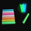 Lysande värmeöverföring Vinyl 1 Roll 50m fluorescerande tom sublimering Glöd i mörk tryckfilm för plagg195e