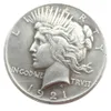 USA 1921 Peace Dollar Craft Silver Plated Copy Coins Metal Dies Manufacturing Factory 3023