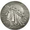 بولندا 10 Zlotych 1932 الملكة جادويغا كوين كوين كوين كوينز كوينز إكسسوارات المنزل 286O