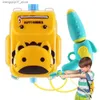 Sand Play Water Fun Water Backpack Launcher High Capacity Water Shooter Soaker Toy Summer Beach Water Gun Outdoor Swimming Pool Game Toy for Kids L240312