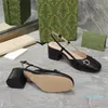 Sapatos femininos saltos grossos de volta vazio bun sandálias vestido de festa sapatos de casamento sandálias alça oca