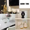 Ceramic Crafts BPPLE Pear Fruit Combination Home Decoration Living Room Cafe Restaurant Wedding Desktop Display Christmas Gift T20266M