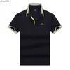 Boss Mens Polo Shirt Wysoko jakościowa moda T-shirt luksusowy kołnierz Pure Bawełna Oddychająca Top Business Hugo Clothing N9fl