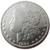 90% Silver US Morgan Dollar 1895-P-S-O Ny gammal färg Craft Copy Coin Brass Ornaments Home Decoration Accessories272U