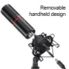 Microphones Redragon GM300 Metal USB Wired Conscenser Recording Microphon