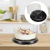 Éliminer les conteneurs 5 pcs emballage de gâteau dessert lesert des œufs jetables les boîtes à cupcakes pour animaux de compagnie célibataires