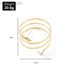 Bangle New Fashion Popular Armband Personlighet Hand manschett Link Chain Charm Armband Personlighet Punk Metal Armband LDD240312