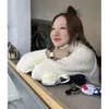 Nuova versione di design Moda casual Giacca morbida in maglione glutinoso Abbigliamento Autunno e inverno Top da donna coreano aderente