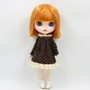 ICY DBS BLYTH DOLL BJDジョイントボディオレンジヘアマットフェイス16おもちゃBL0145 30cmガールギフトアニメ240304