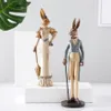 Kat Home Decor Hars Dier Standbeeld En Beeldjes Cartoon Ornamenten Cadeau Voor Vrienden T200710224O