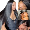 HD Lace Frontal Wig 30 32 Inch Straight Human Hair Wigs 180% Density 13x4 Transparent Lace Front Wigs Human Hair