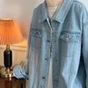 Plus Size 5XLM Black Denim Jacket Mens Turn Down Collar Jeans Coats Multipockets Overalls Streetwear Loose Casual Men Clothing 240227