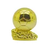 Golden Boot Top Soccer Award Mini Model La Liga World Football Metal Trophy Gloves Keychain Fans Souvenir Gift 240228