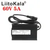 Liitokala 67.2V 5A Caricatore 60V 5A Li-ion Charger 110V / 220V 50-60Hz per un pacco batteria al litio 60V 60V Caricatore veloce