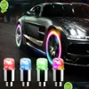 Decorative Lights New 4 Pcs Wheel Cap Car Tire Tyre Air Vae Stem Led Light Er Accessories For Bike Motorcycle Waterproo Drop Delivery Otzgi