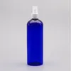 Frasco de spray transparente de 500ml, frascos de spray de névoa fina de plástico transparente vazio de 16 onças, recipiente recarregável para óleos essenciais, produtos de limpeza A Karr