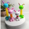 Robô telescópico coelho brinquedo forma mudando tubo telescópico brinquedos brinquedos pop tubos brinquedos sensoriais