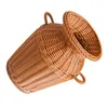 Vaser Wicker Storage Planter Imitation Rattan Vase Plastic Hamper Flower Arrangement Basket