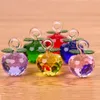 Chirstmas Tree Hangs Ornaments 30 40 50mm Crystal Glass BPPLE miniature Figurine Natale Home Decorations Figurines Crafts gifts C02015