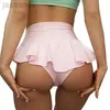 Short femme jupe jupe Short jupe courte taille volantée Anti-vidé couleur jupe de natation ldd240312