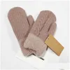 Rękawiczki sportowe Kobiety dama zimowe rękawiczki narciarskie zagęszcza stały kolor ciepły miękki dostaw
