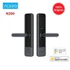 AQARA N200 스마트 도어 잠금 지문 블루투스 암호 NFC 잠금 해제 Mijia BPPLE HomeKit Smart Linkage with Doorbell 20255i