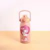 Kuromi Thermos Water Bottle Anime Kawaii My Melody Student Portable Wacuum Flask Insulated Water Cup Kid Gift